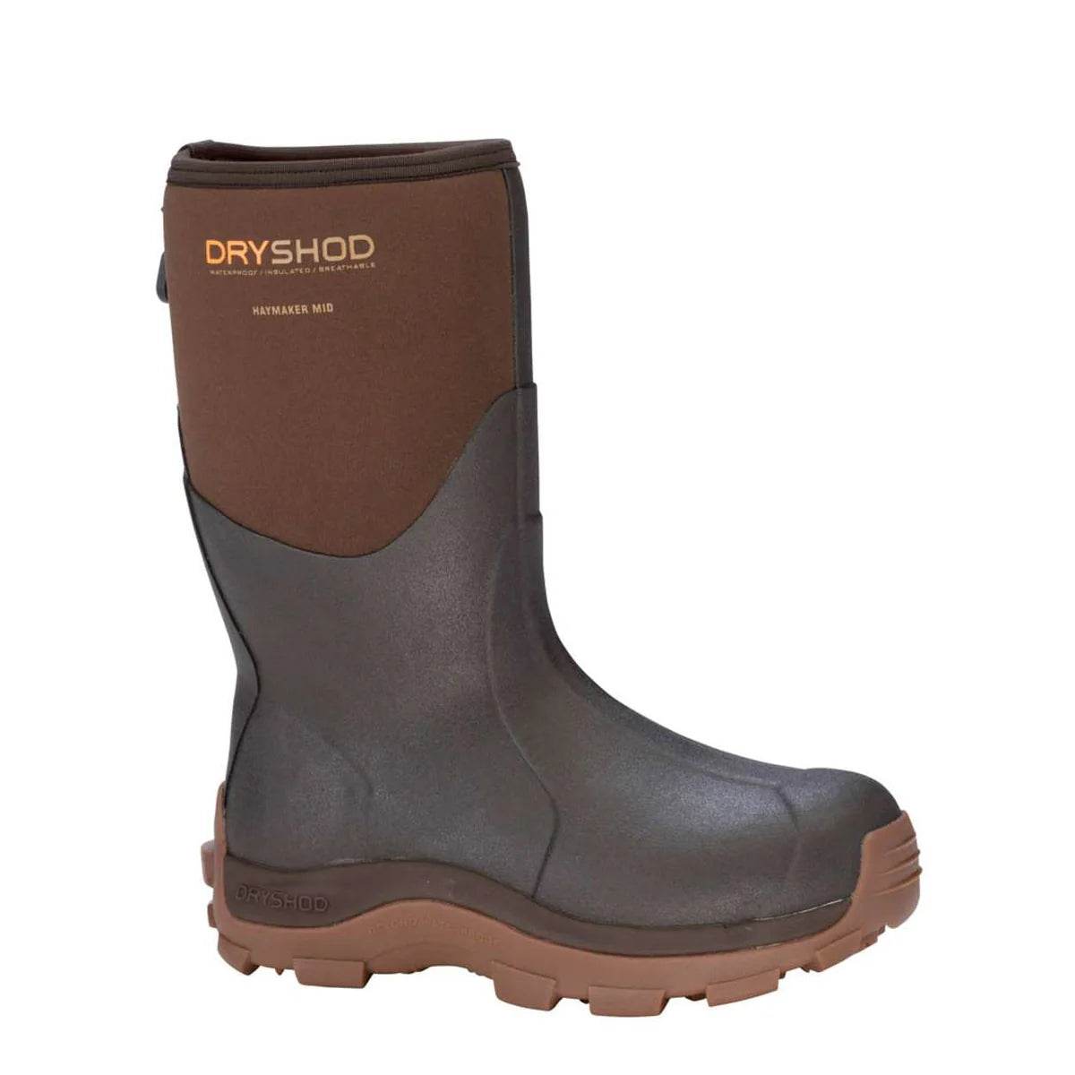 Dryshod Men's Haymaker Mid Brown - Uncle Mike's Outdoors and More!