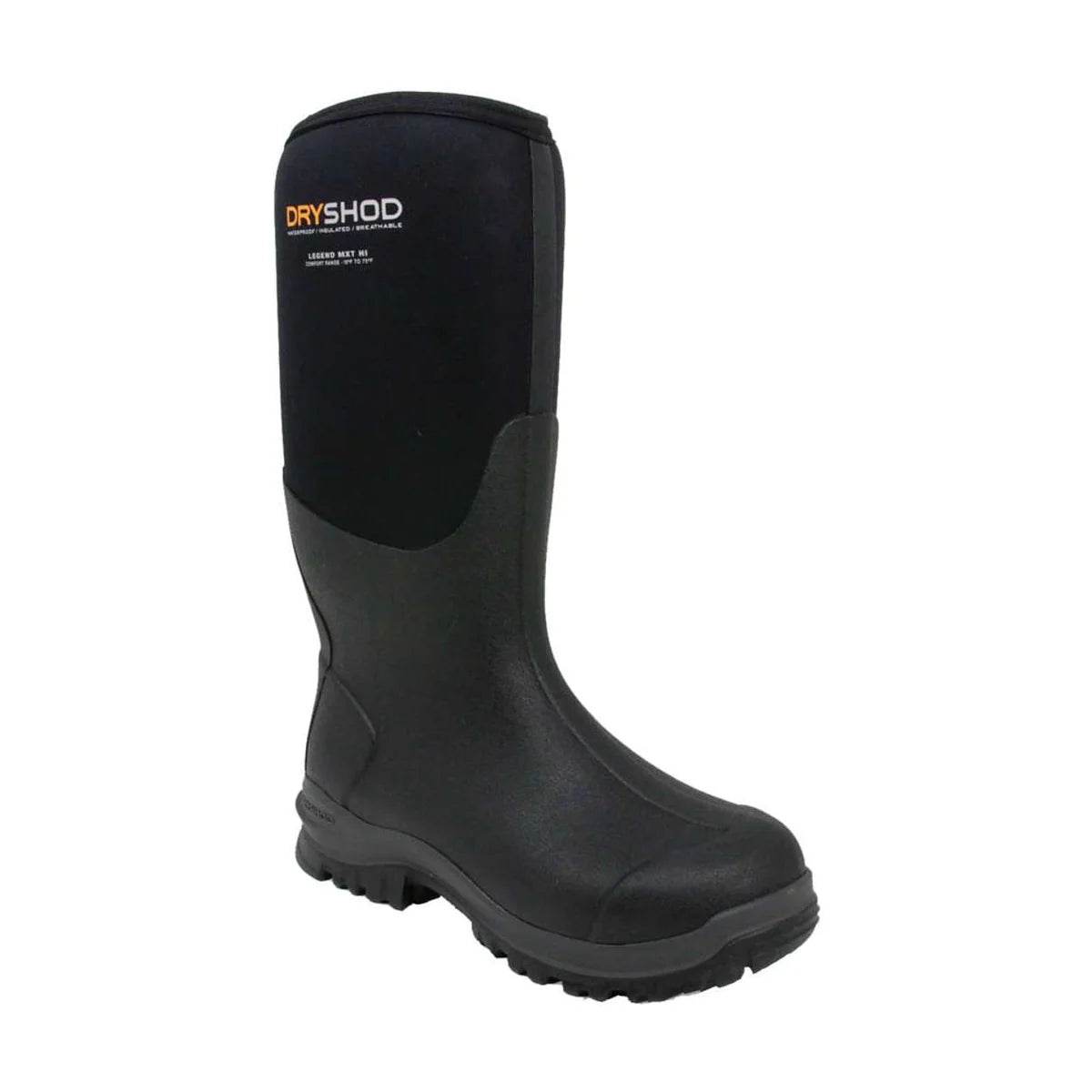 Dryshod Men's Legend MXT High Black - Uncle Mike's Outdoors and More!