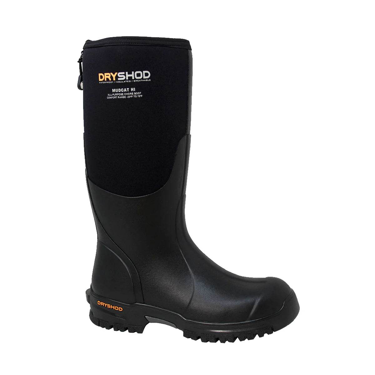 Dryshod Men's Mudcat High Black - Uncle Mike's Outdoors and More!