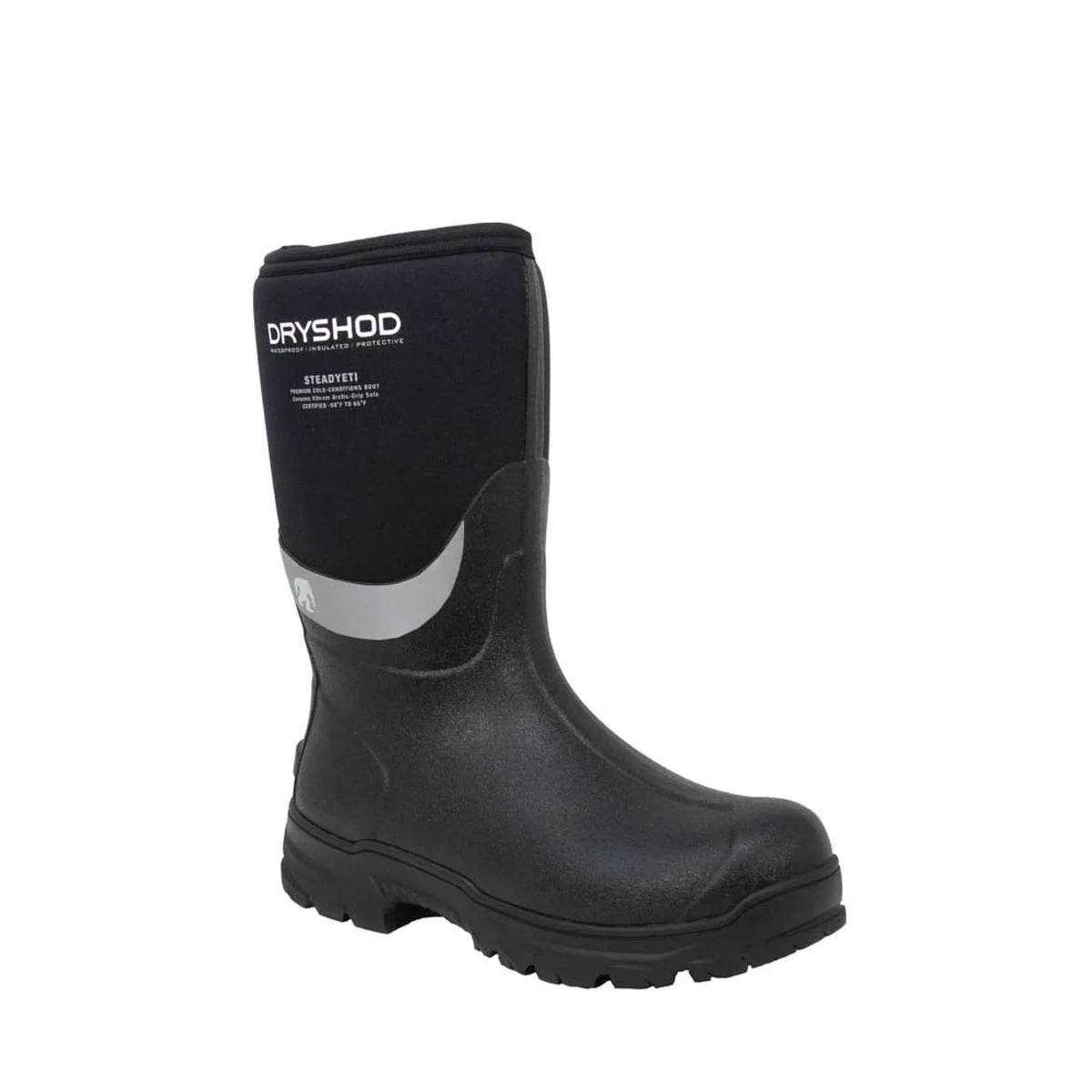 Dryshod Unisex Steadyeti Mid Black - Uncle Mike's Outdoors and More!