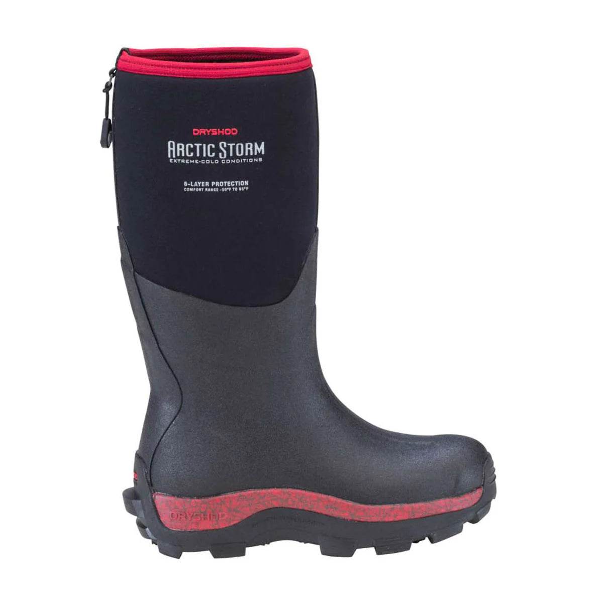 Dryshod Women's Arctic Storm High Black/Cranberry - Uncle Mike's Outdoors and More!
