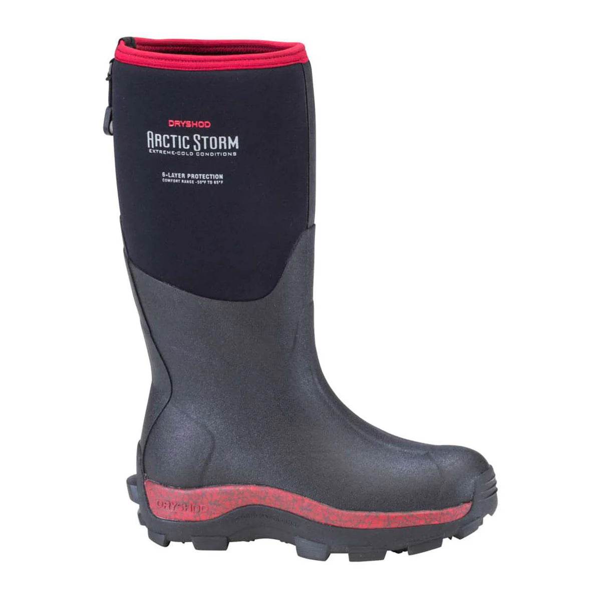 Dryshod Women's Arctic Storm High Black/Cranberry - Uncle Mike's Outdoors and More!