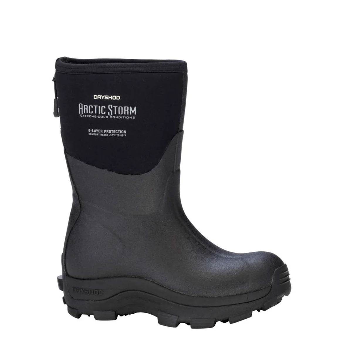 Dryshod Women's Arctic Storm Mid Black - Uncle Mike's Outdoors and More!