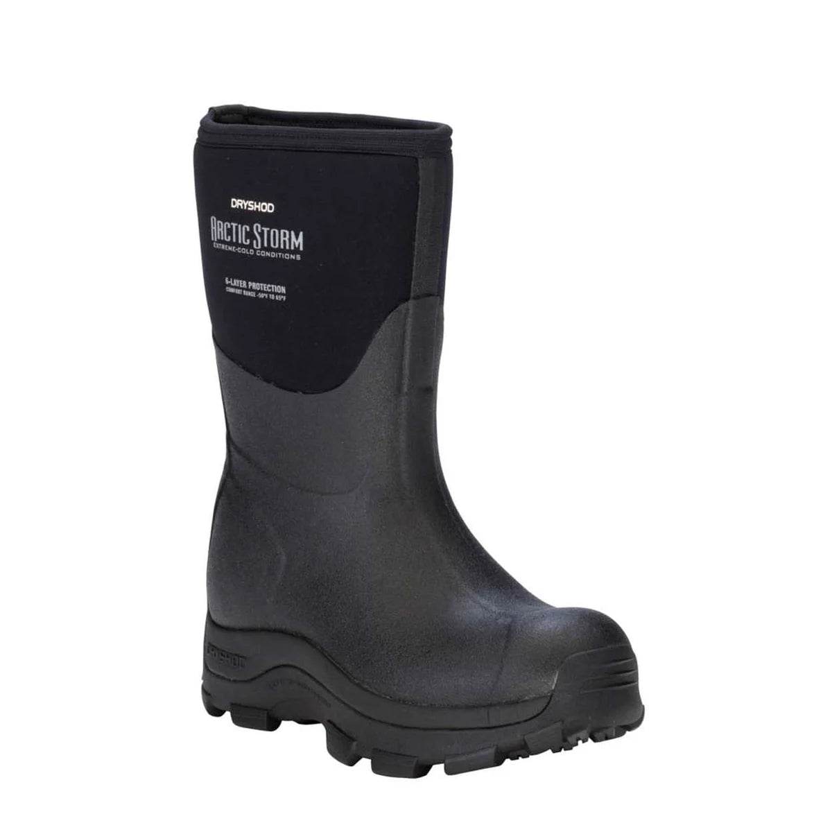 Dryshod Women's Arctic Storm Mid Black - Uncle Mike's Outdoors and More!
