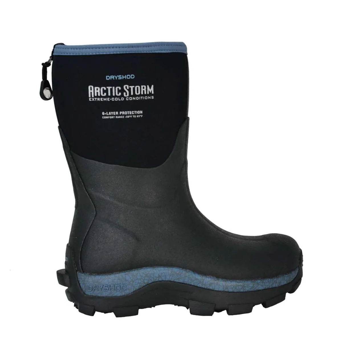 Dryshod Women's Arctic Storm Mid Black/Blue - Uncle Mike's Outdoors and More!