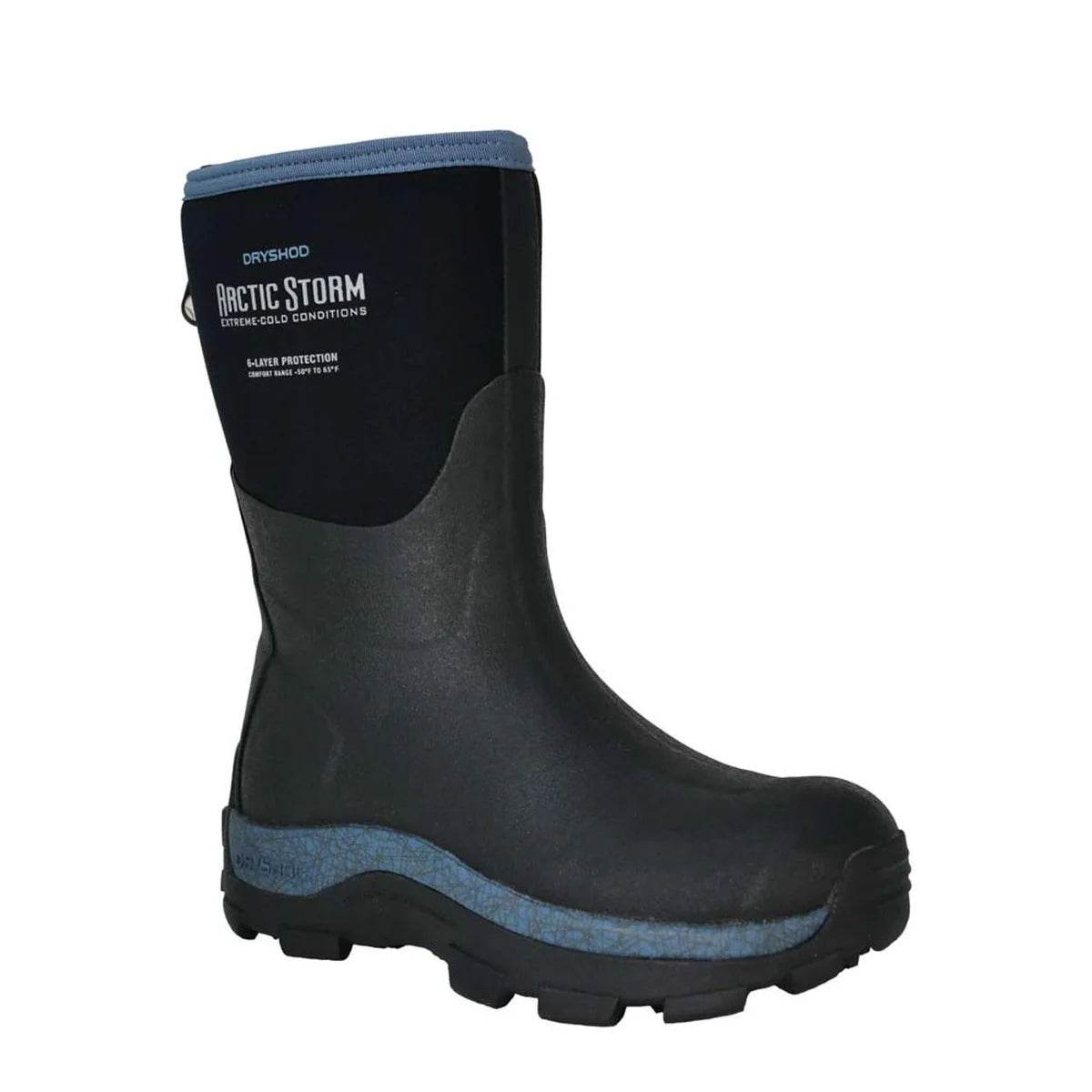 Dryshod Women's Arctic Storm Mid Black/Blue - Uncle Mike's Outdoors and More!
