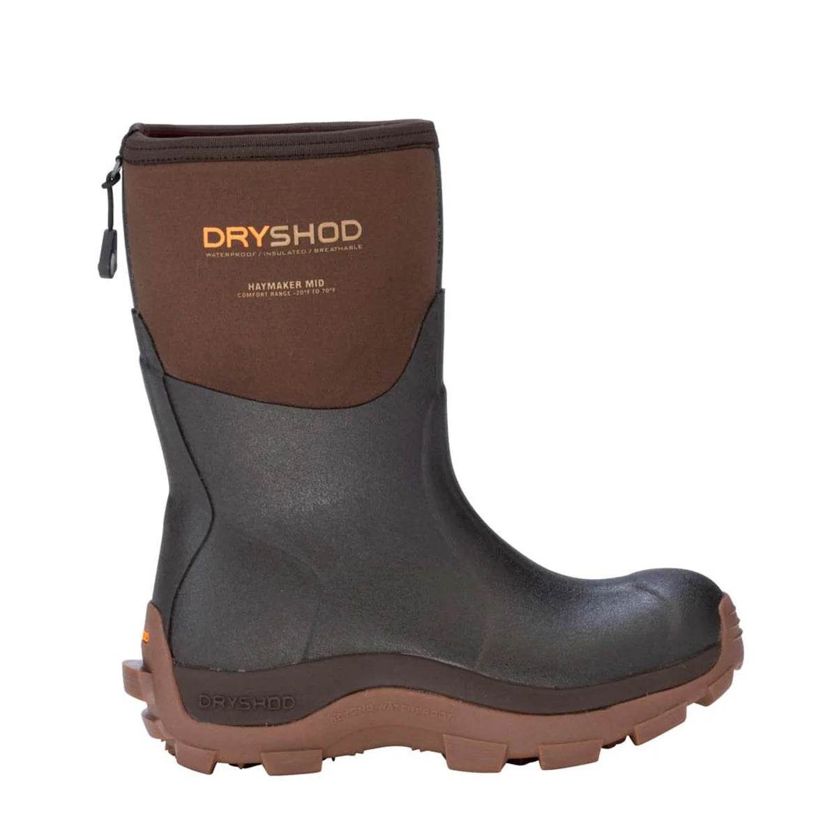 Dryshod Women's Haymaker Mid Brown - Uncle Mike's Outdoors and More!