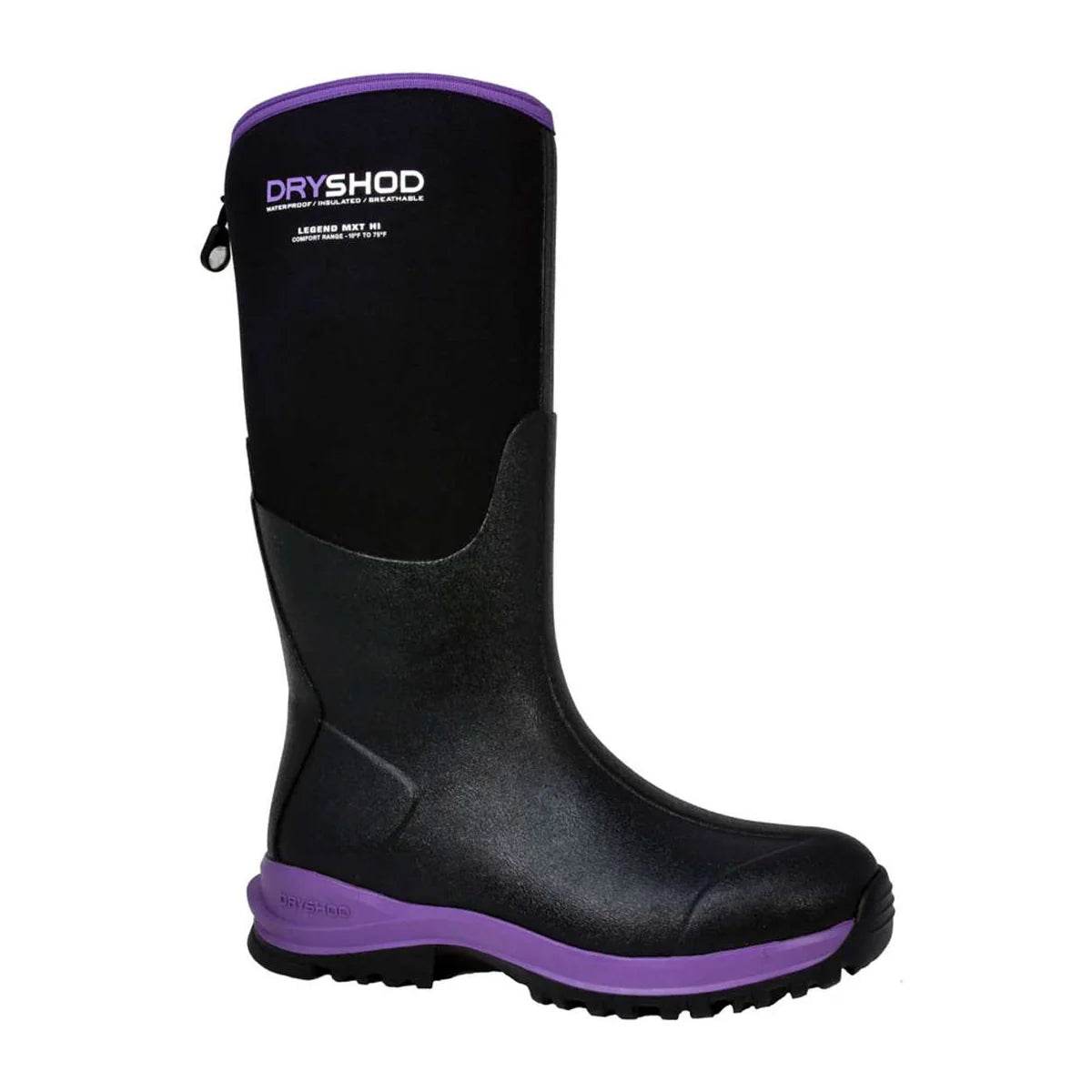 Dryshod Women's Legend MXT High Black/Purple - Uncle Mike's Outdoors and More!