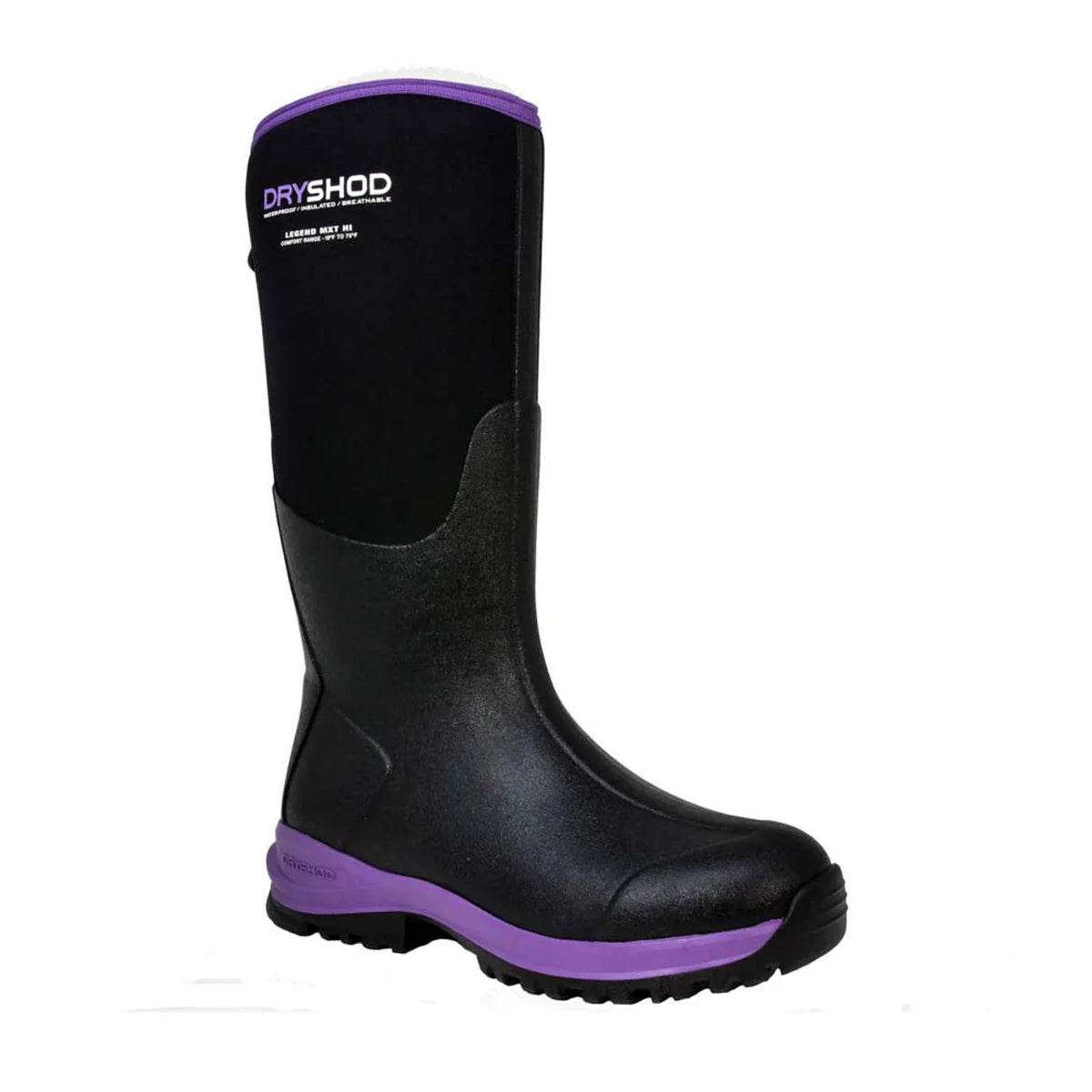 Dryshod Women's Legend MXT High Black/Purple - Uncle Mike's Outdoors and More!
