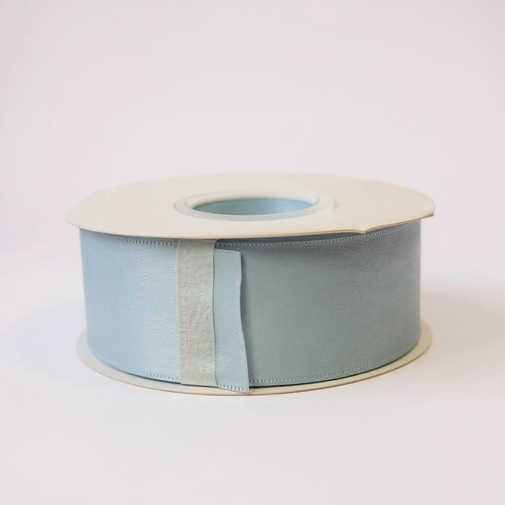 Satin Ribbon Double Face-Light Blue #305-3.8 cm Wide