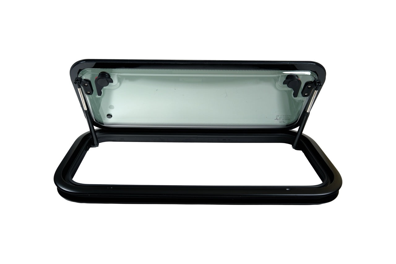 Glass & Acrylic Dual Pane Camper Windows 700x300mm (27.56"x11.81")