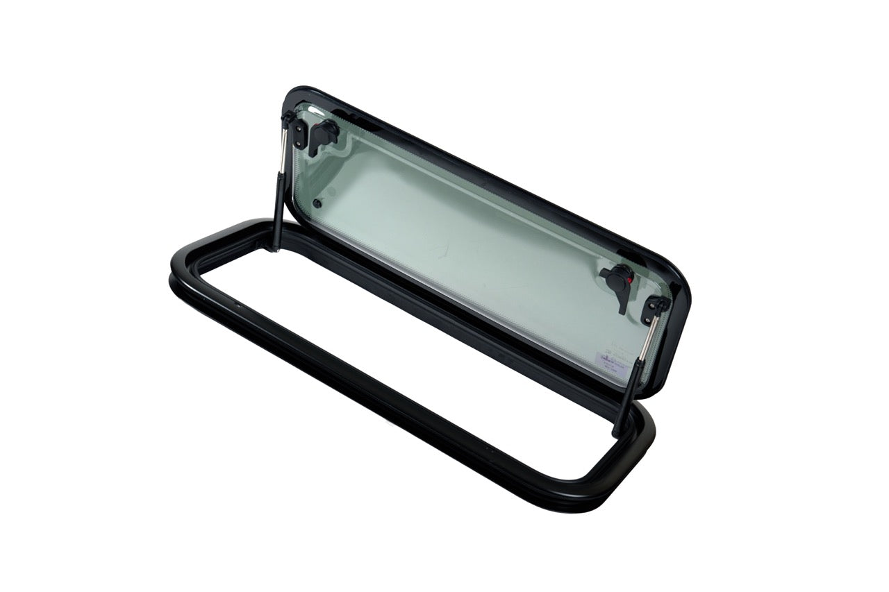 Glass & Acrylic Dual Pane Camper Windows 700x300mm (27.56"x11.81")