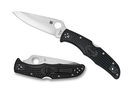 Spyderco Endura® 4 FRN Black Plain Edge - Uncle Mike's Outdoors and More!