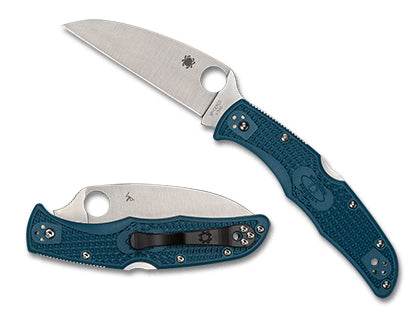 Spyderco Endura® 4 Lightweight Blue Wharncliffe K390 - Uncle Mike's Outdoors and More!