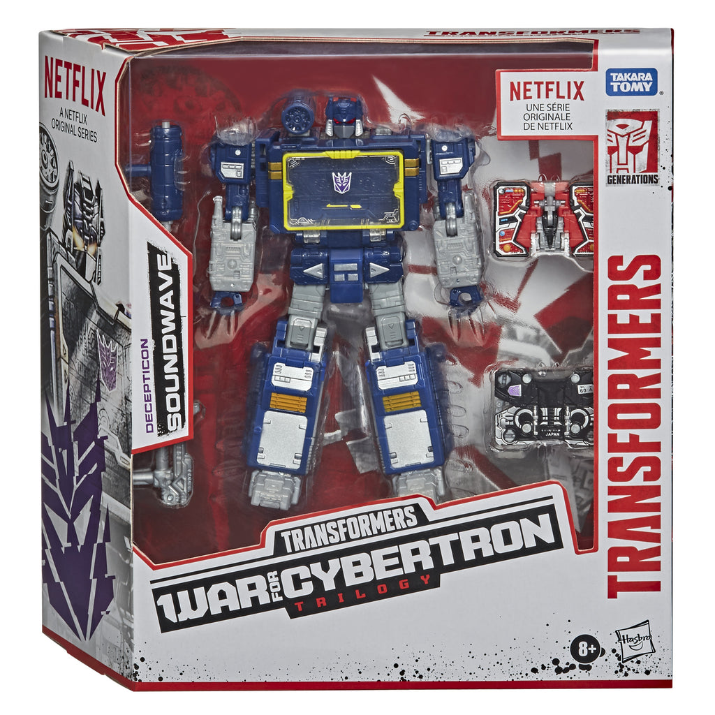 Transformers War for Cybertron - Netflix - Soundwave Battle 3-Pack - Exclusive