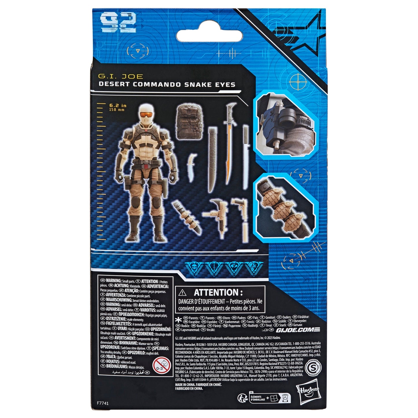 G.I. Joe Classified Series Desert Commando Snake Eyes 92