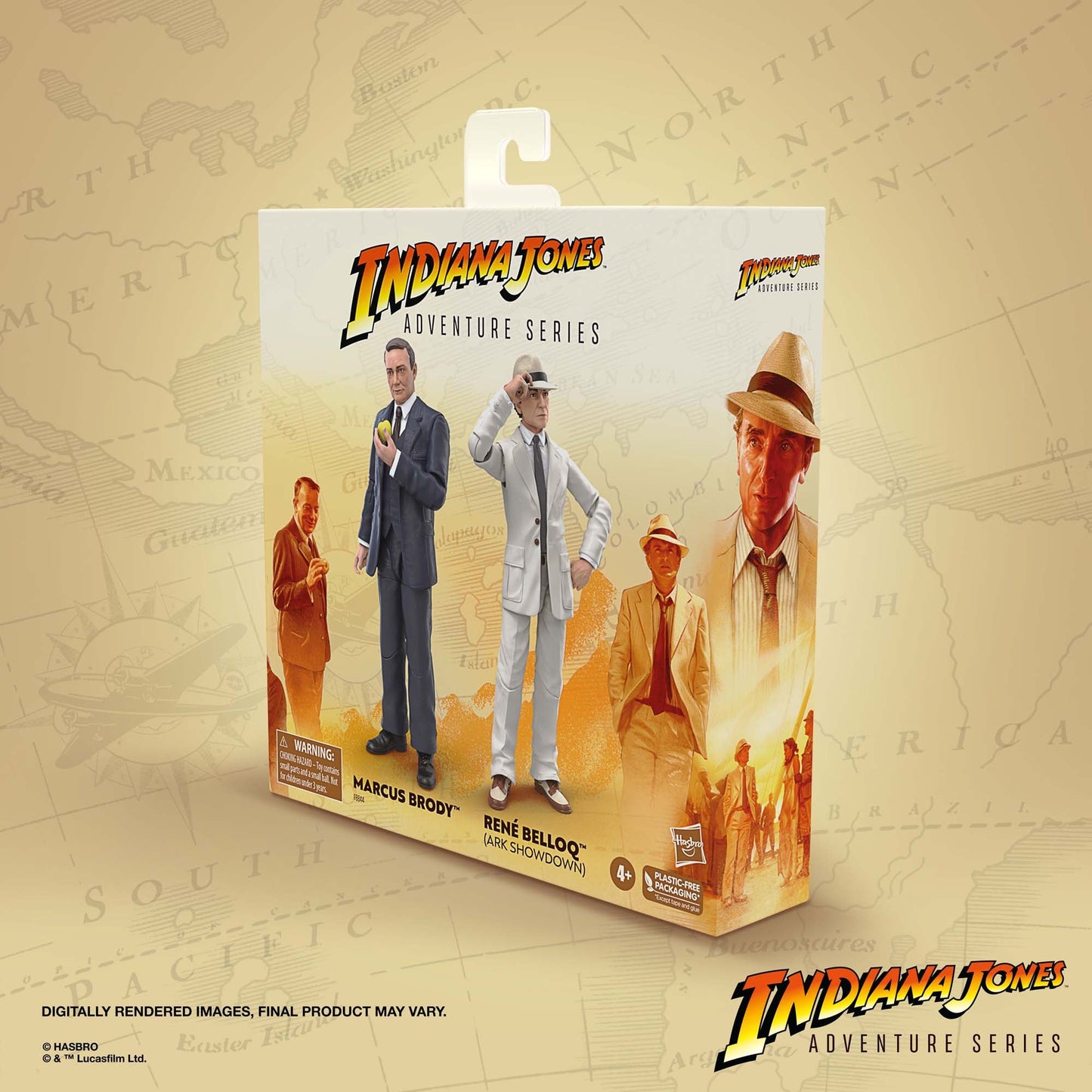 Indiana Jones Adventure Series Marcus Brody & René Belloq -Ark Showdown