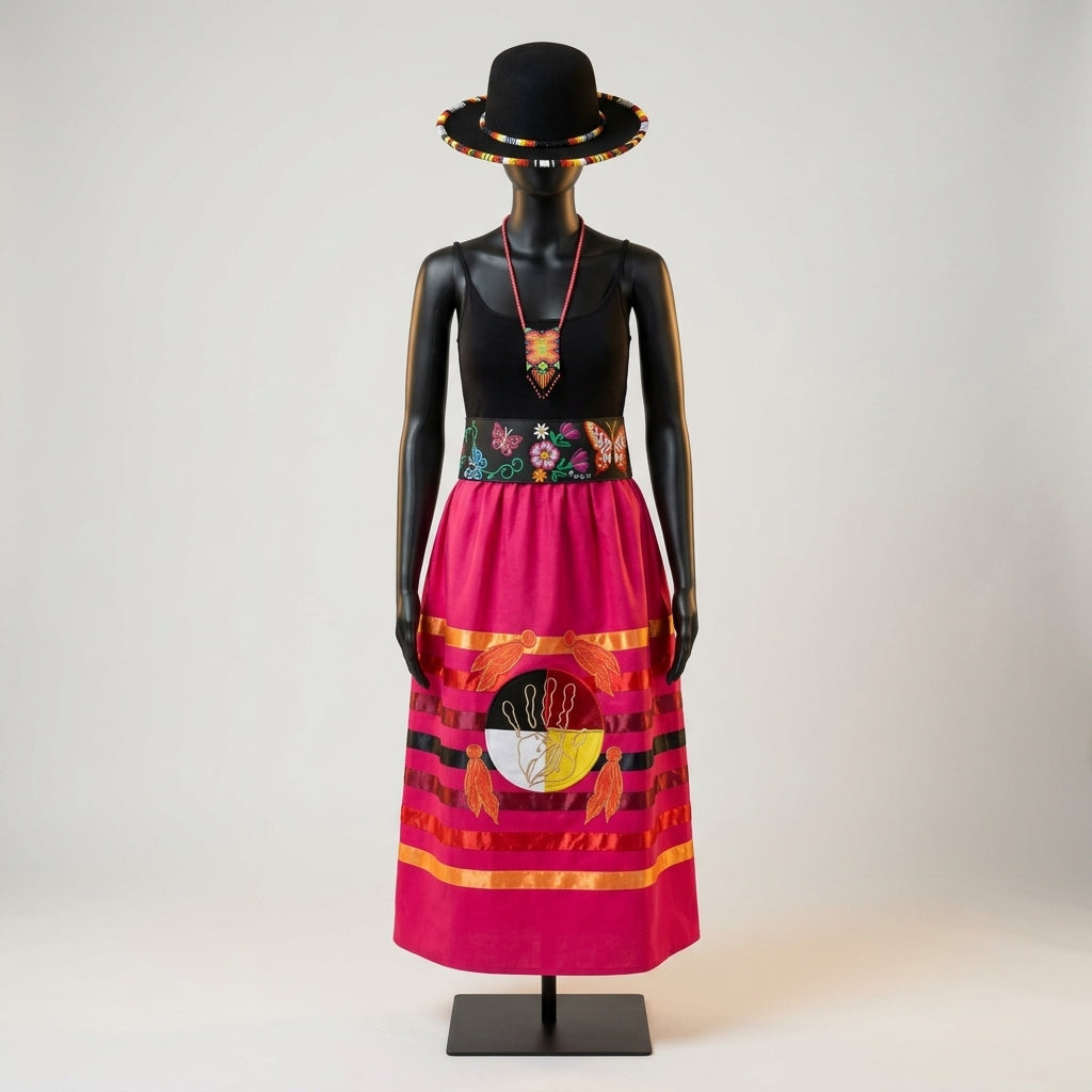 Heritage Leather Regalia Belt (BUTTERFLY)