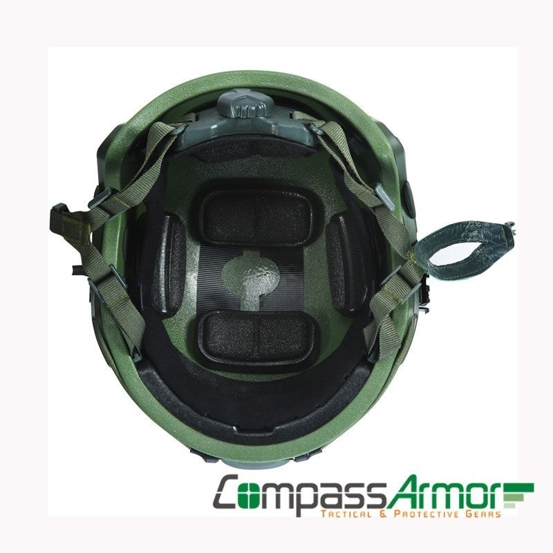 FAST Ballistic High Cut Helmet Anti-bullet Helmet NIJ IIIA Kevlar Core Olive Drab