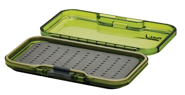 Waterproof Fly Box -Triangle Slit Foam - Single Sided - Olive