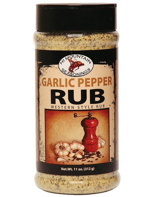 Hi Mountain Garlic Pepper Rub Blend - Uncle Mike's Outdoors and More!