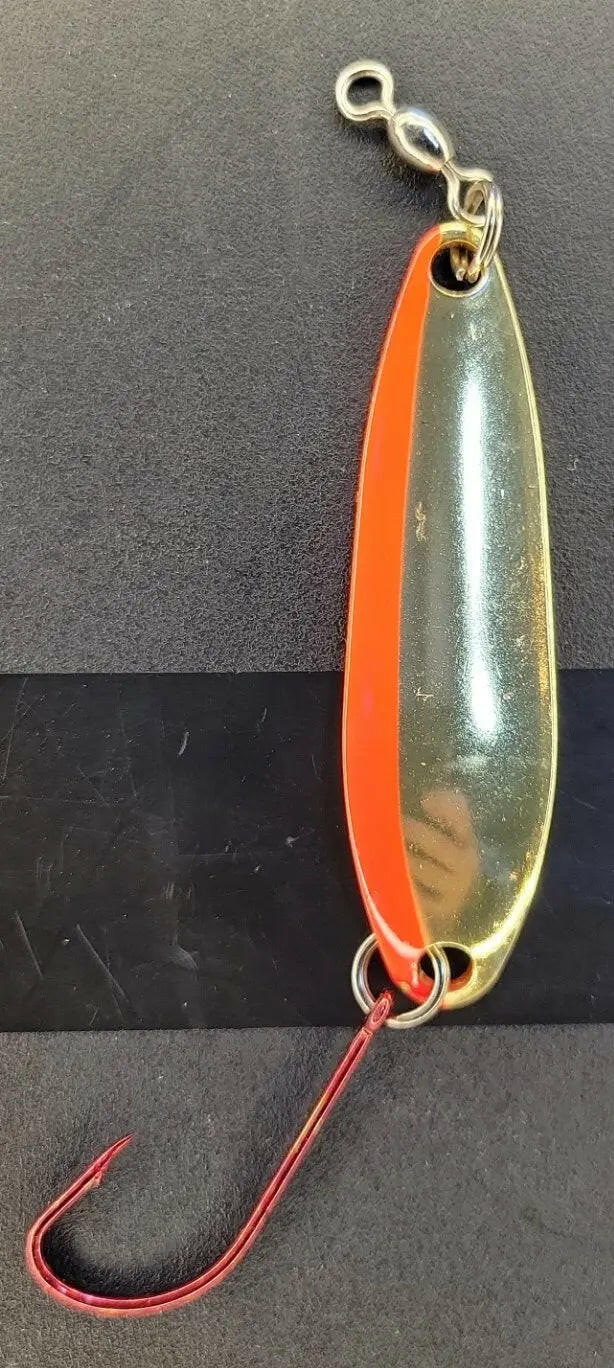 ðGibbs Croc Brass Fire Stripe Spoon 1/2oz