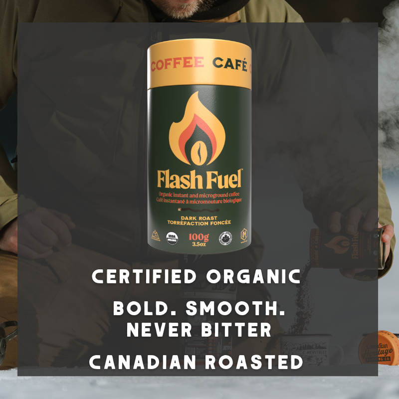 Flash Fuel Organic Instant Coffee - Bulk Canisters