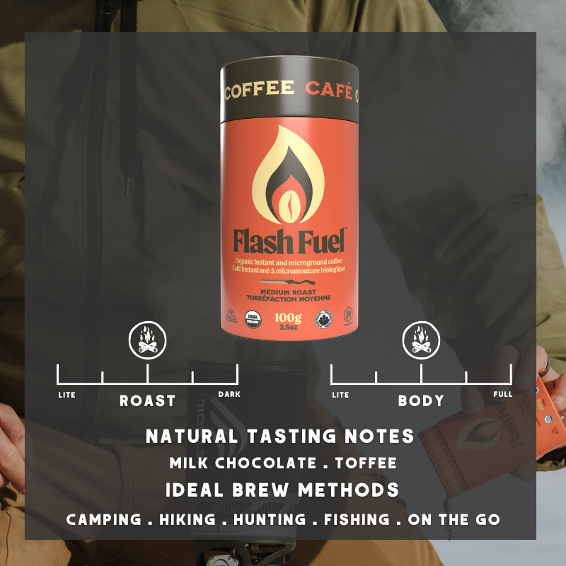 Flash Fuel Organic Instant Coffee - Bulk Canisters