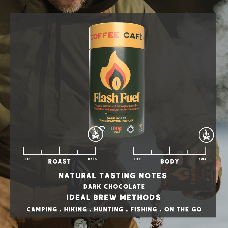 Flash Fuel Organic Instant Coffee - Bulk Canisters