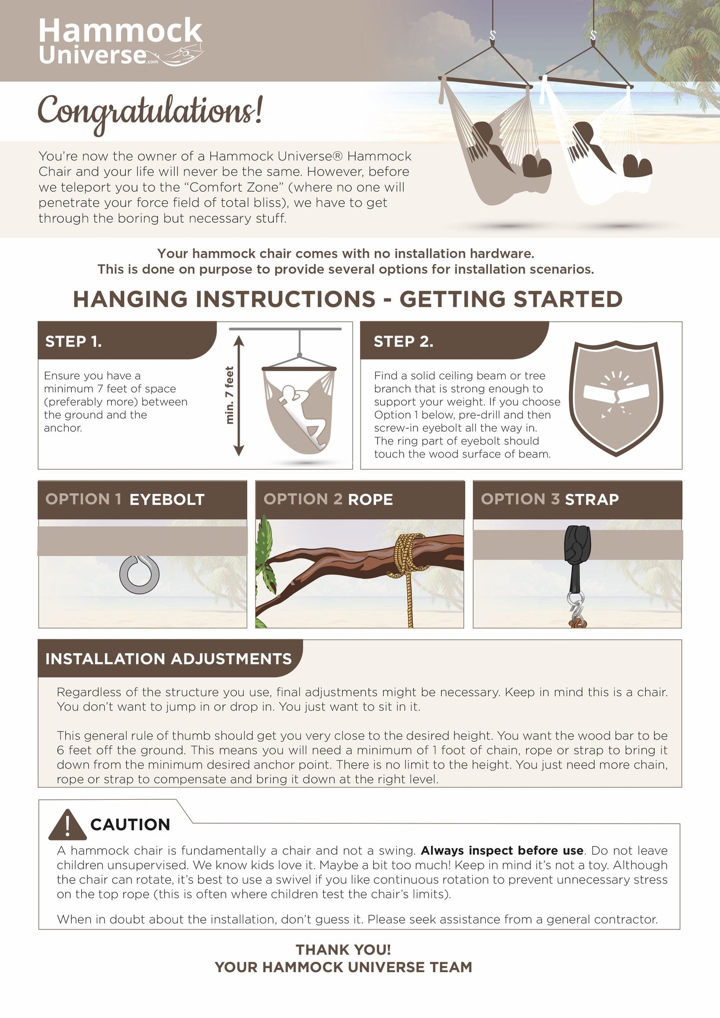 Mayan Hammock Chair Deluxe