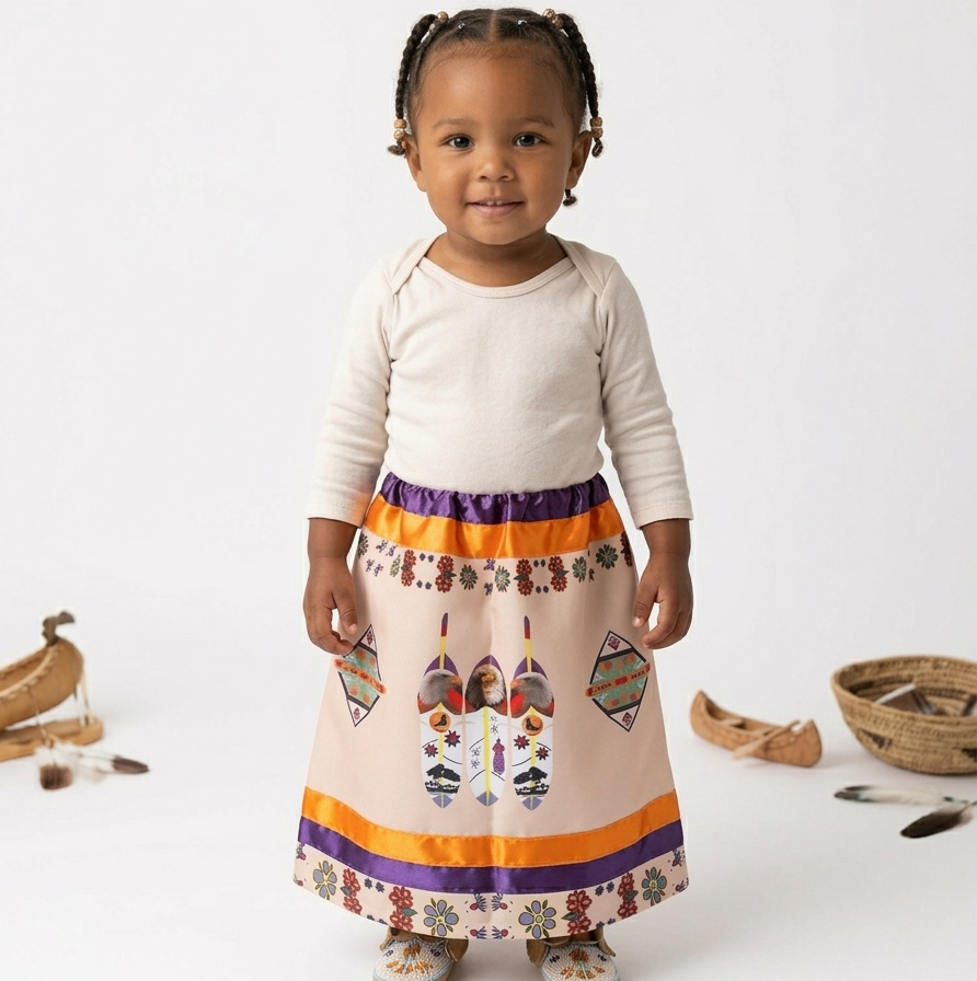 OLDTRIBES™ Infants Eagle Ribbon Skirt