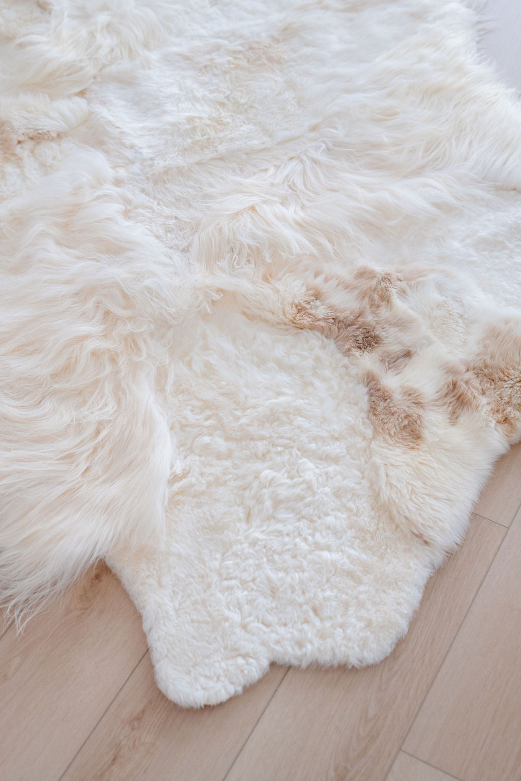 Brown Melange Sheepskin Rug