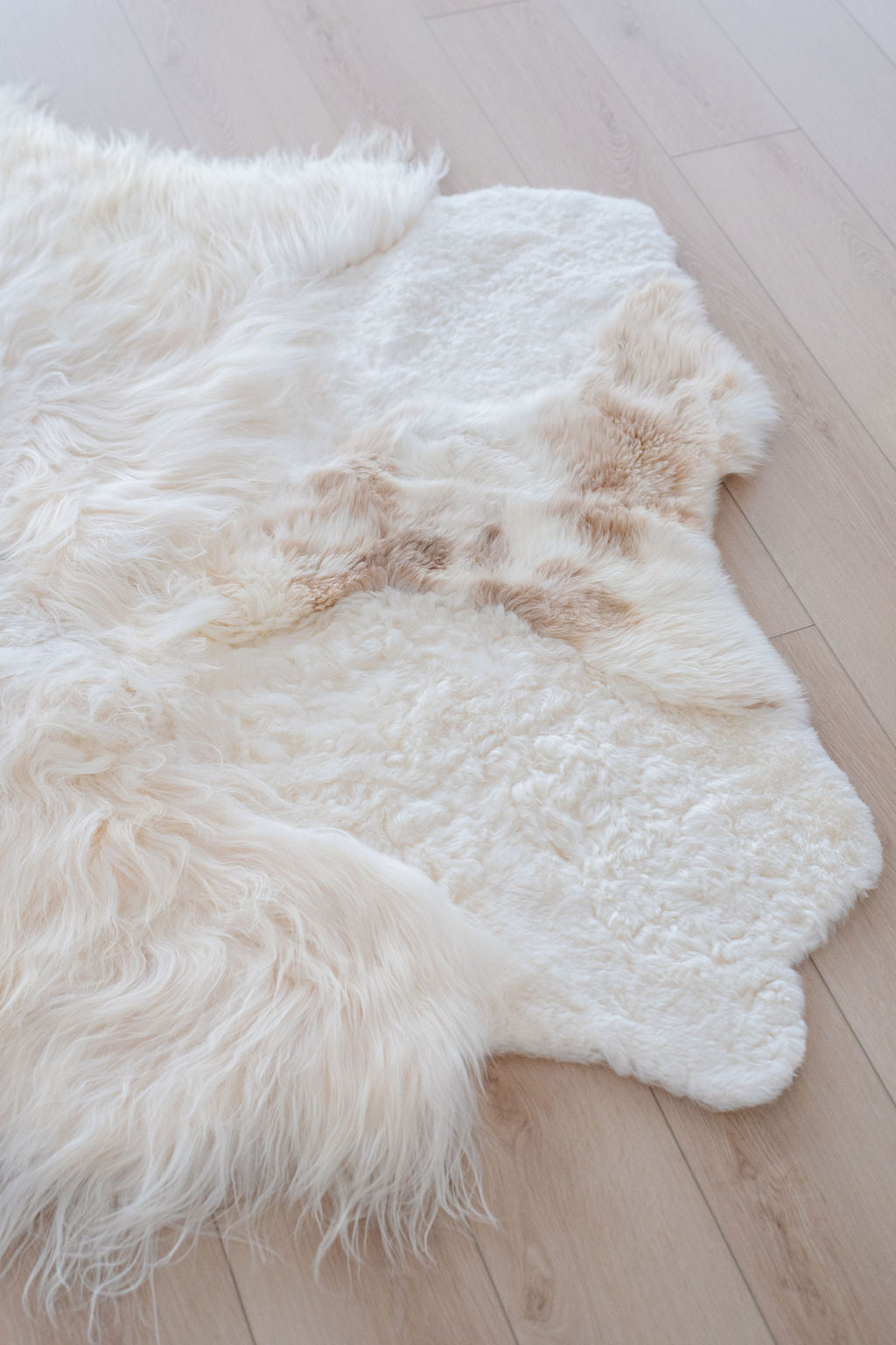 Brown Melange Sheepskin Rug