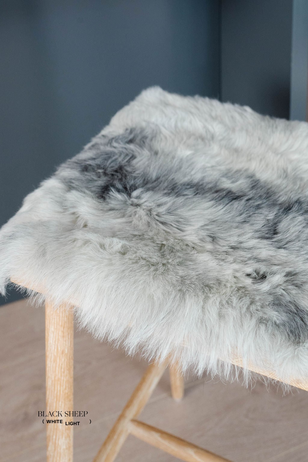 Shorn Grey Icelandic Sheepskin Chair Pad