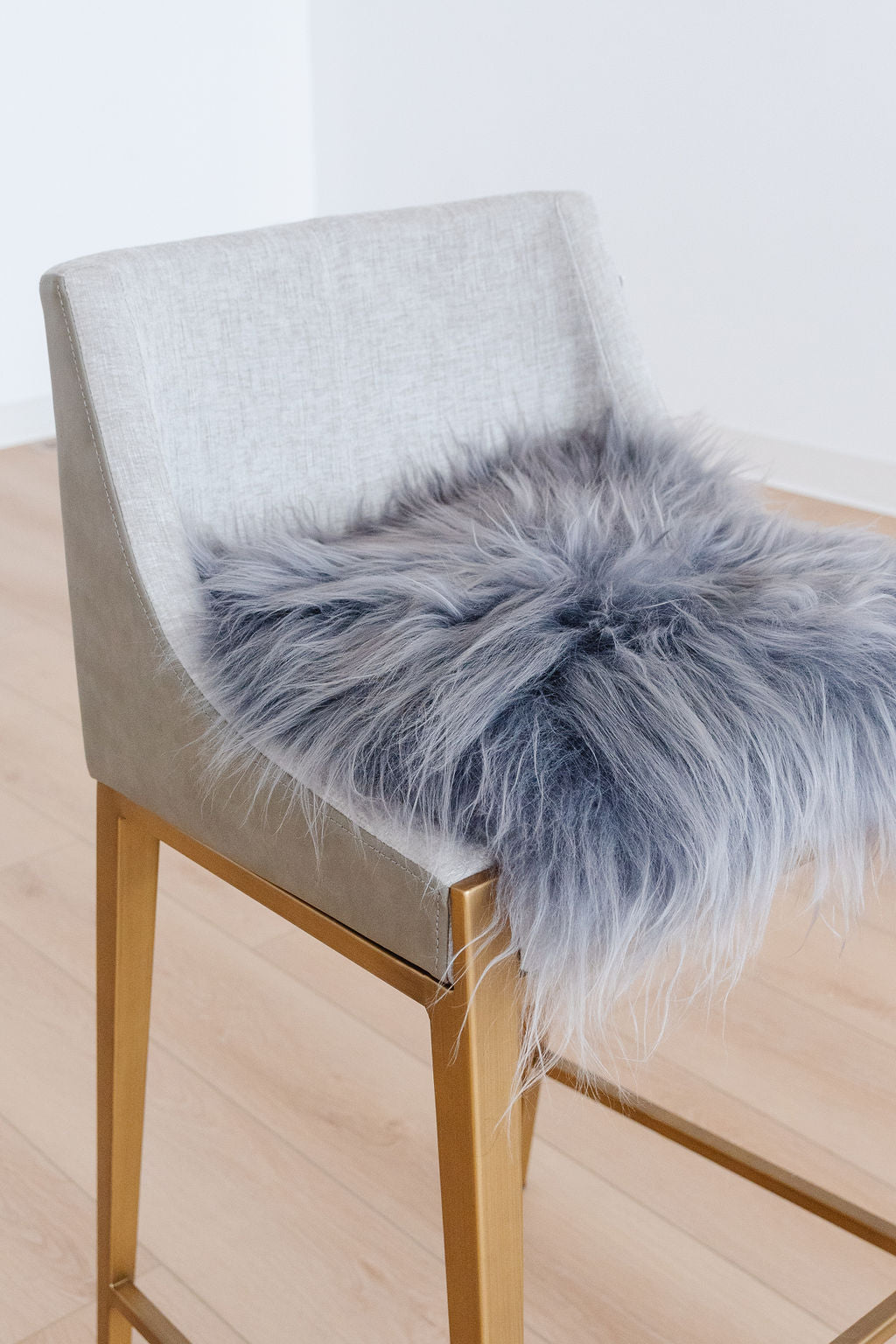 Silver Icelandic Sheepskin Chair Pad