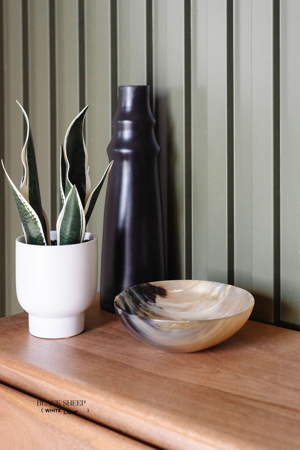 Ankole Horn Light Round Bowl