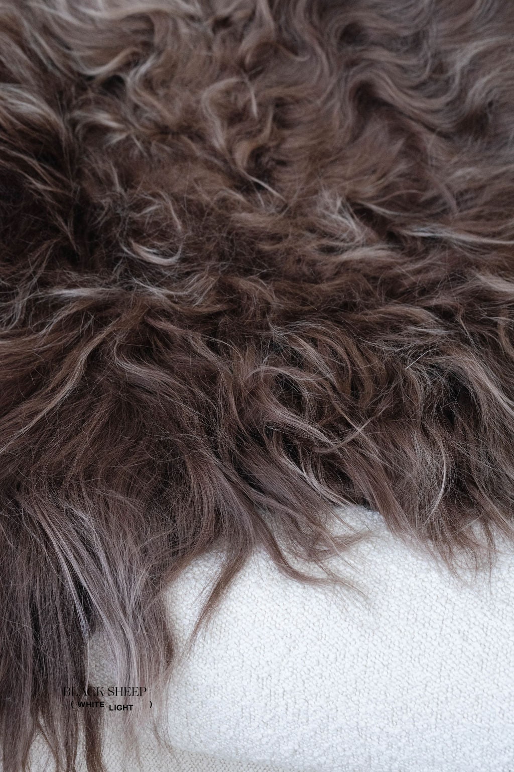 Dark Brown Icelandic Sheepskin