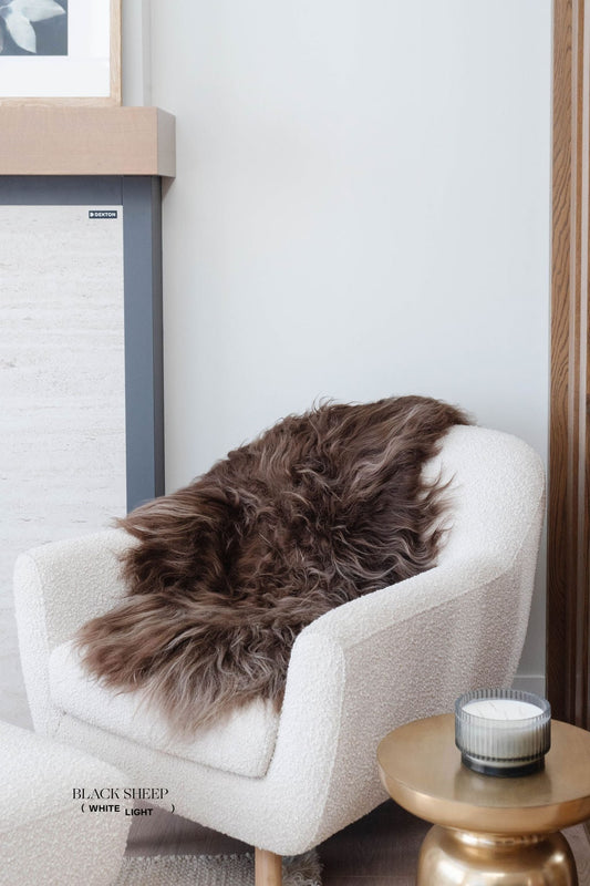 Dark Brown Icelandic Sheepskin