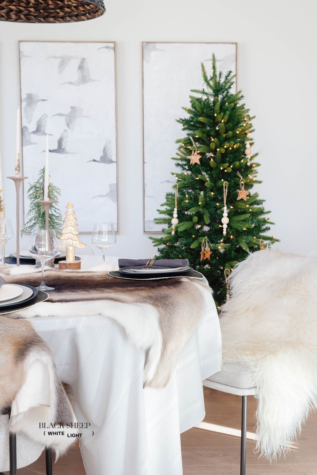 White Icelandic Sheepskin