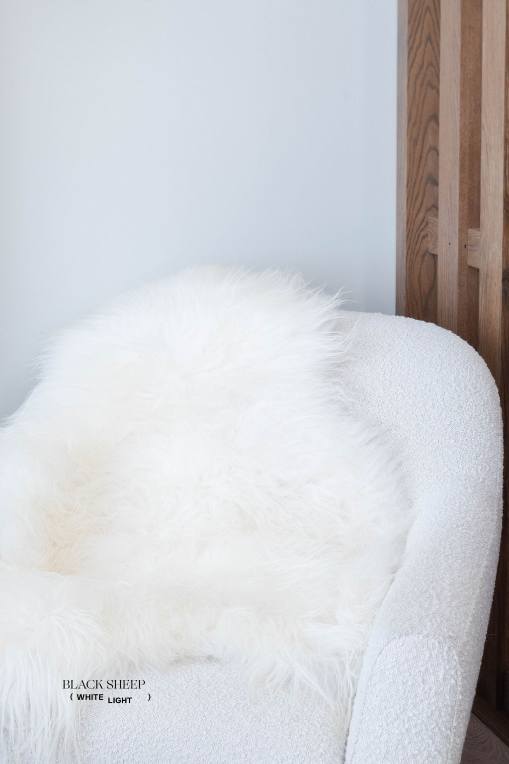 White Icelandic Sheepskin