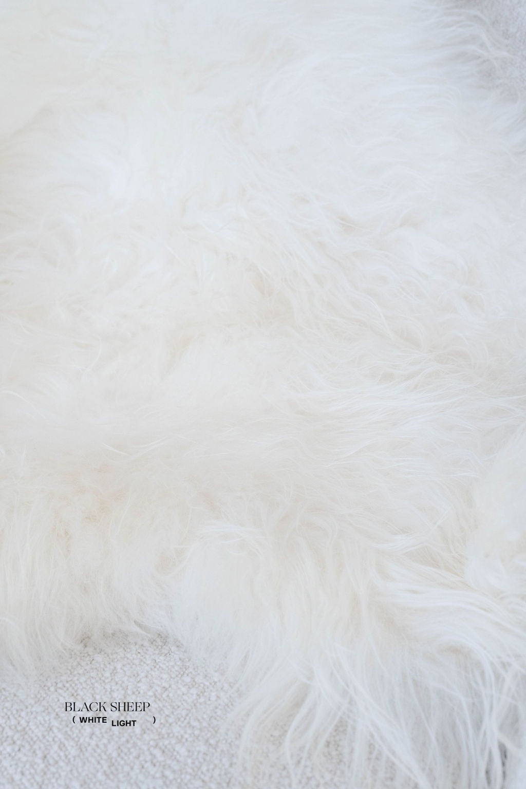 White Icelandic Sheepskin