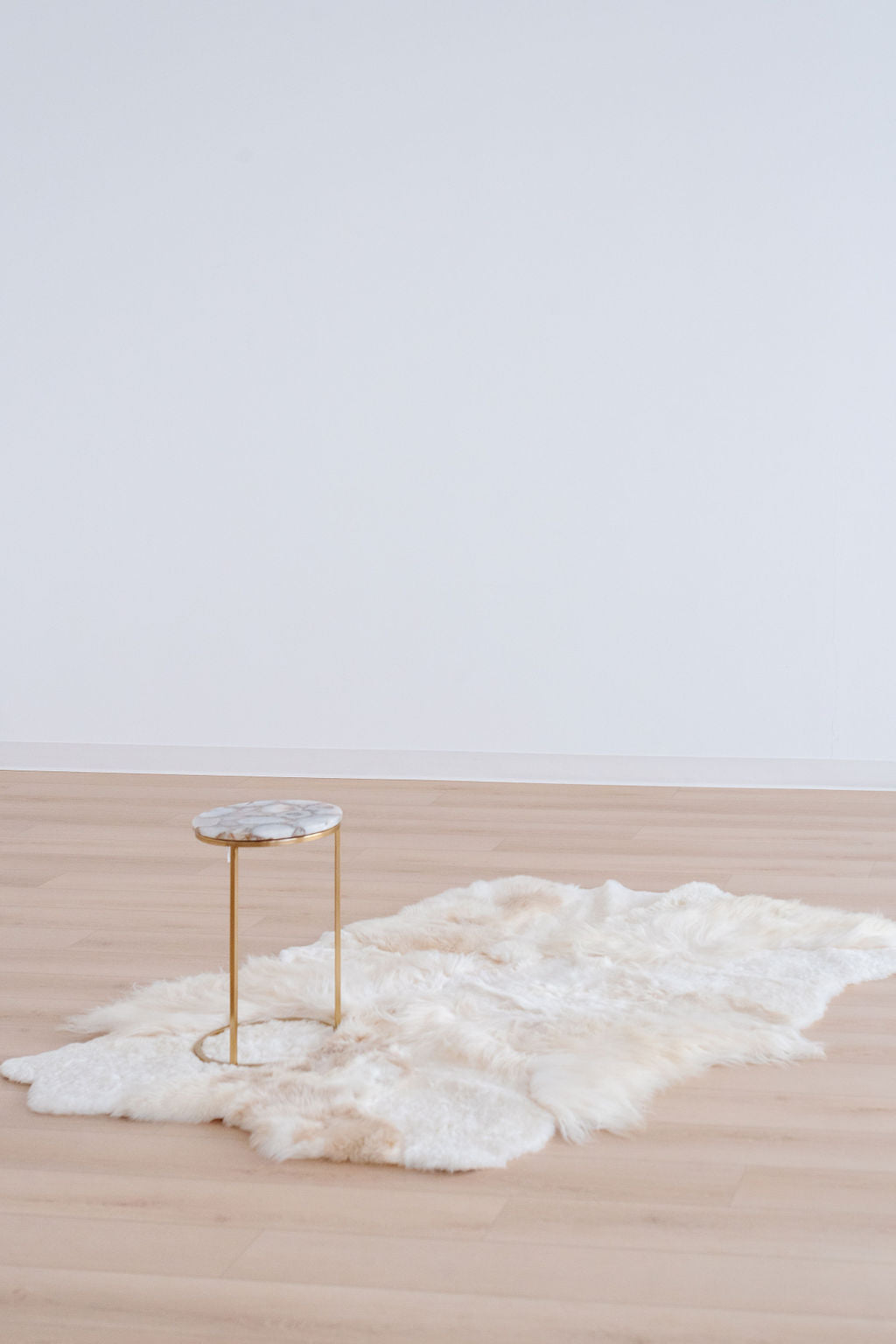 Brown Melange Sheepskin Rug