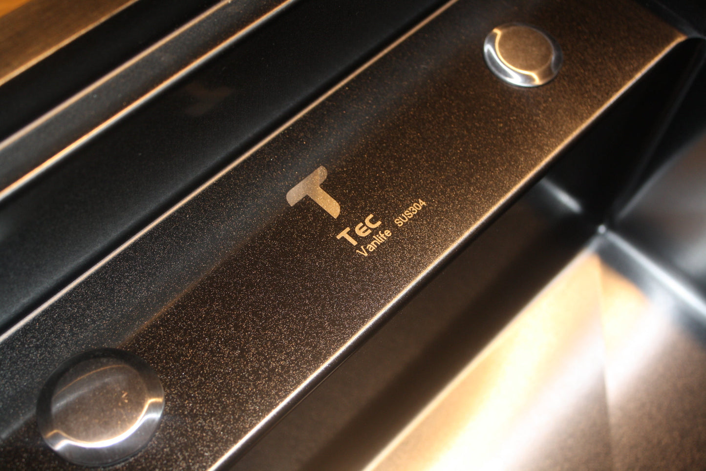 Black Camper Van / RV Sink | Hidden Sink