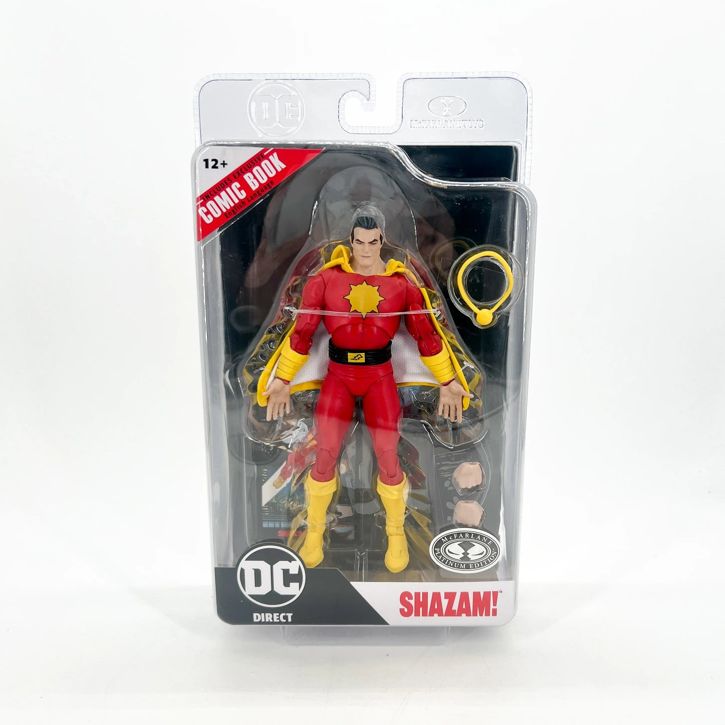 Dawn of DC DC Page Punchers Shazam 7" Action Figure with Comic - Platinum / Chase