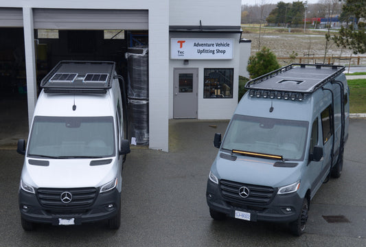 Aluminum Roof Rack For Mercedes Sprinter With Perforated Deck