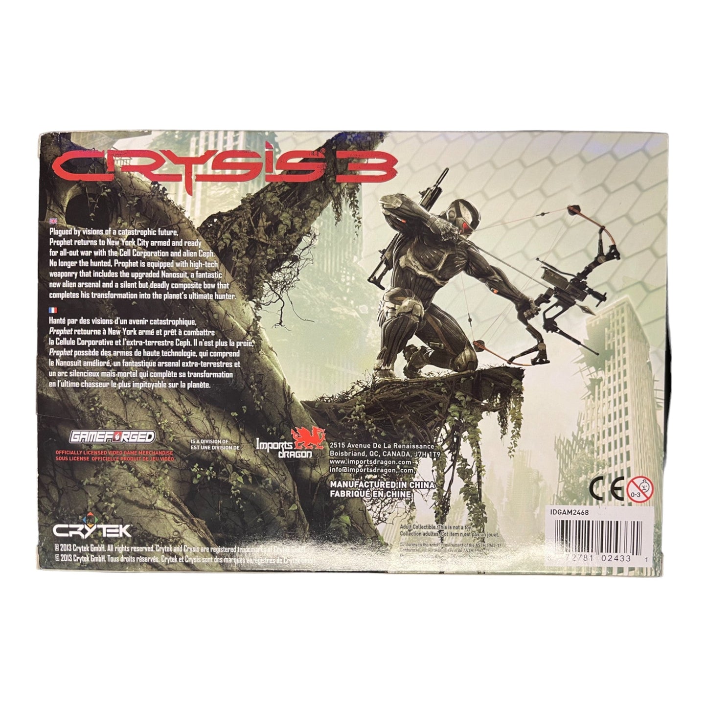 Crysis 3 Prophet Collectible Bust
