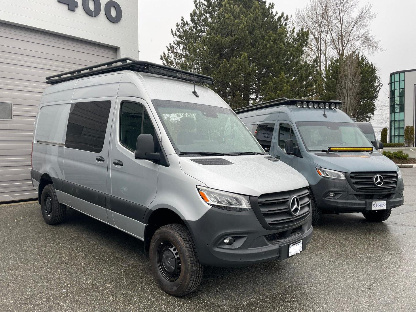 Aluminum Roof Rack For Mercedes Sprinter With Perforated Deck