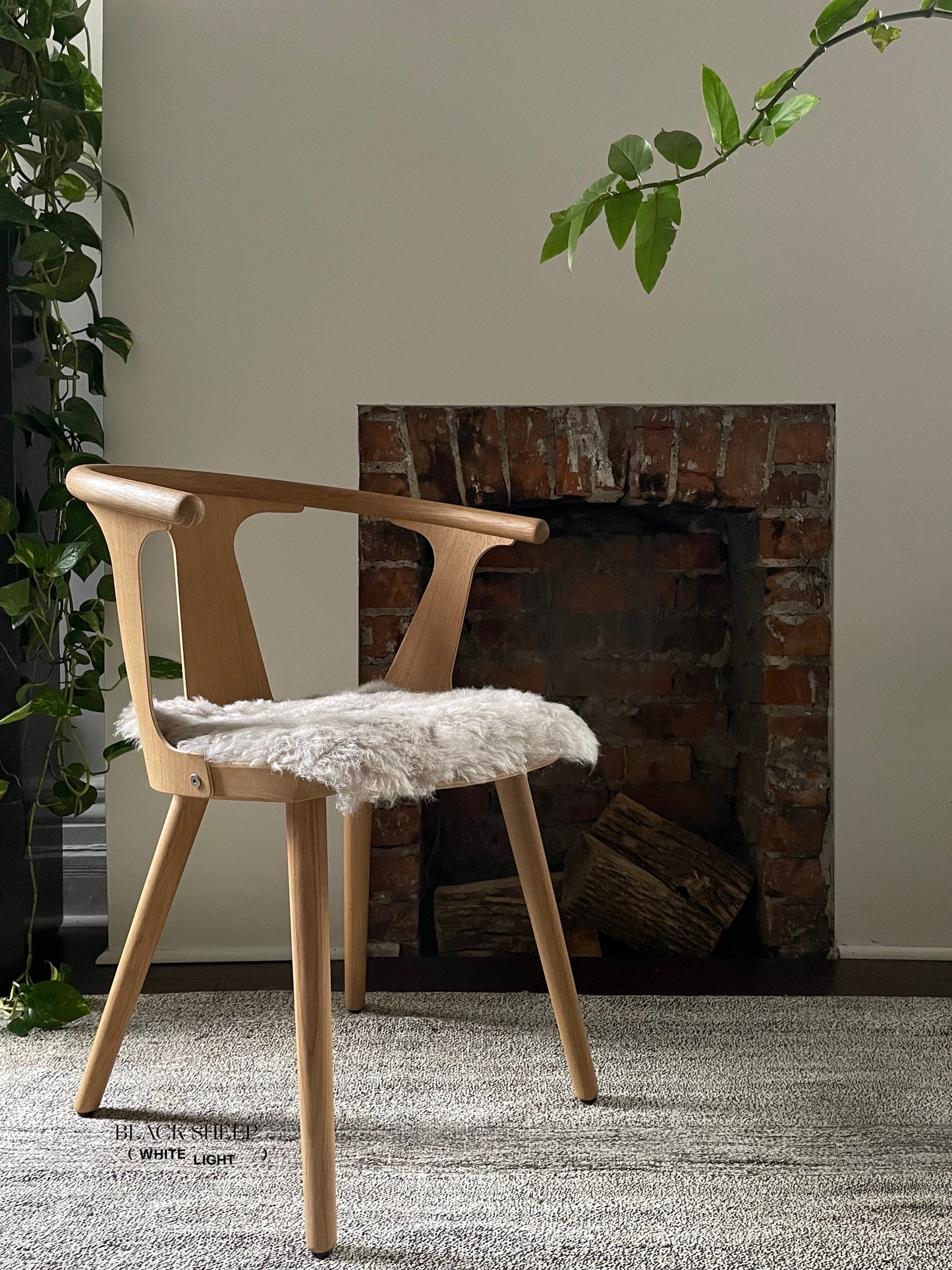 Shorn Nude Icelandic Sheepskin Chair Pad