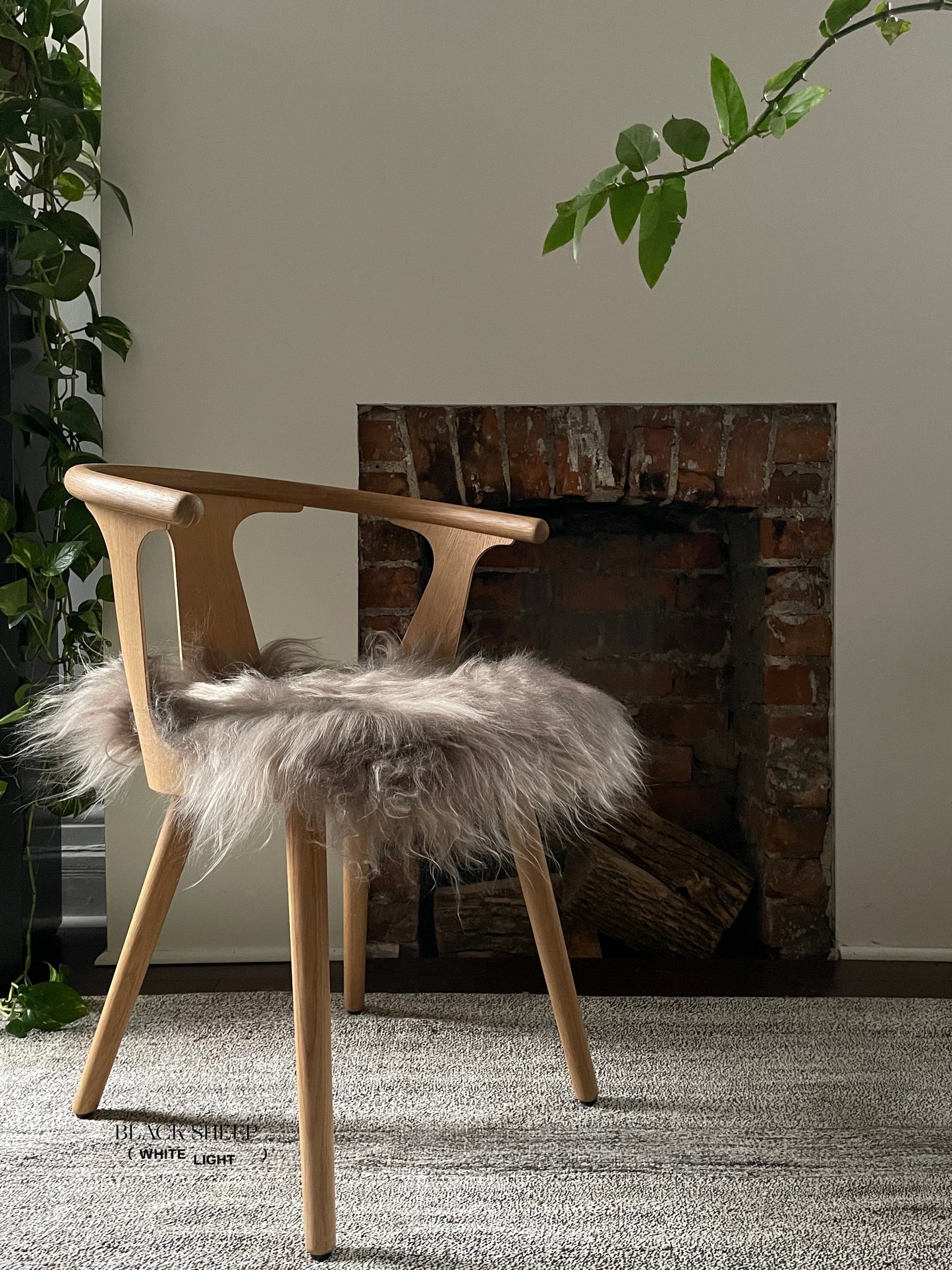 Taupe Icelandic Sheepskin Chair Pad