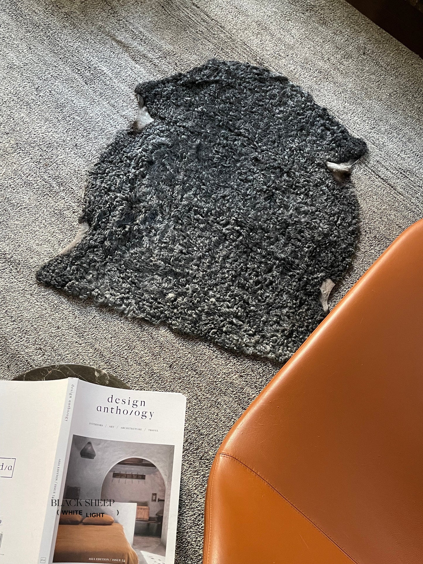 Grey Medium Wool Gotland Sheepskin